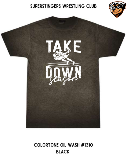 Super Stingers Take Down Season Tie-Dye Tee