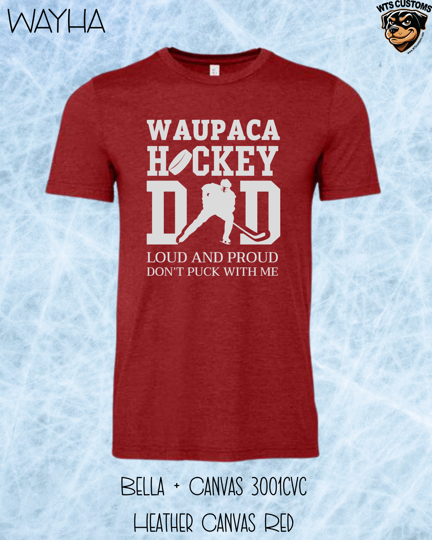 WAYHA Dad Loud and Proud Tee