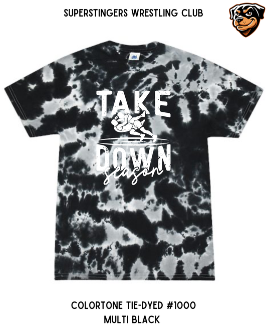 Super Stingers Take Down Season Tie-Dye Tee