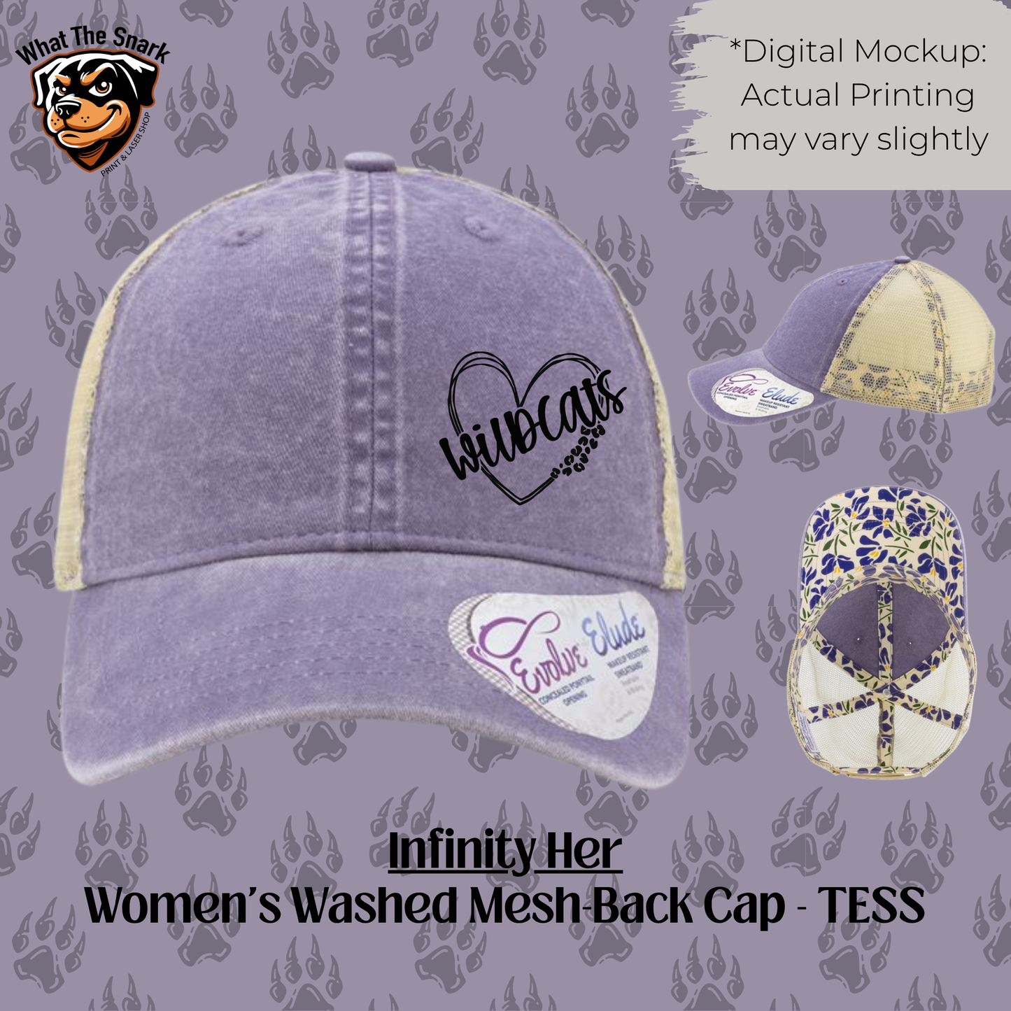 Women's Wildcat Heart Hat