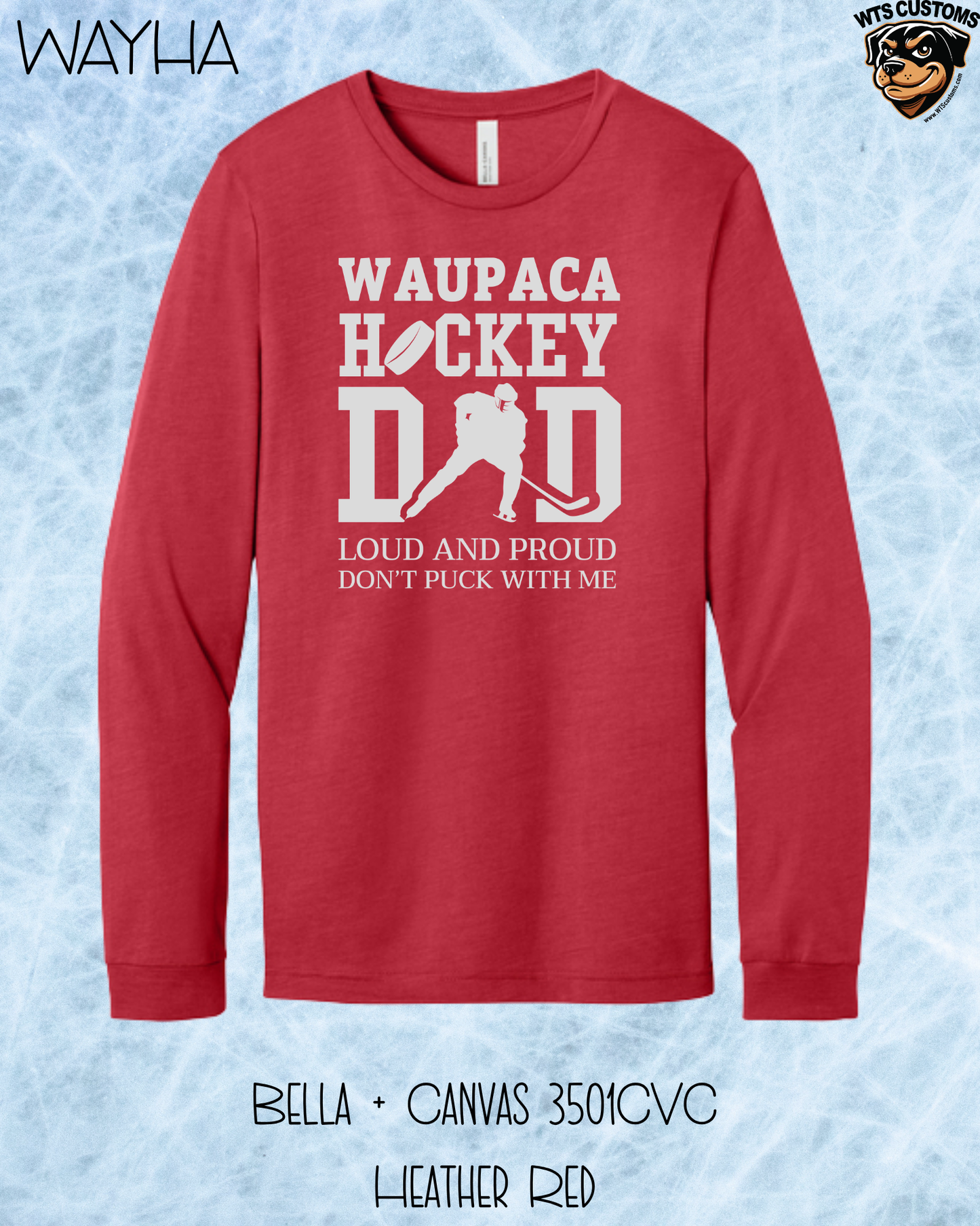 WAYHA Dad Loud and Proud Long Sleeve