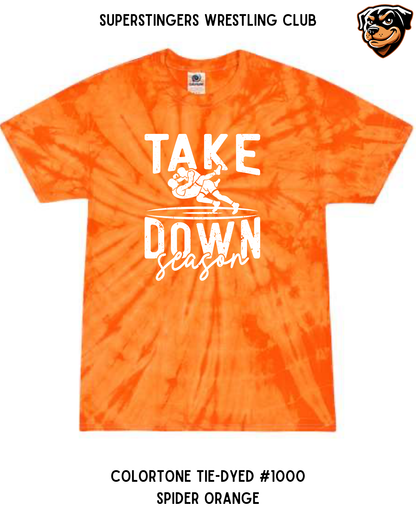 Super Stingers Take Down Season Tie-Dye Tee