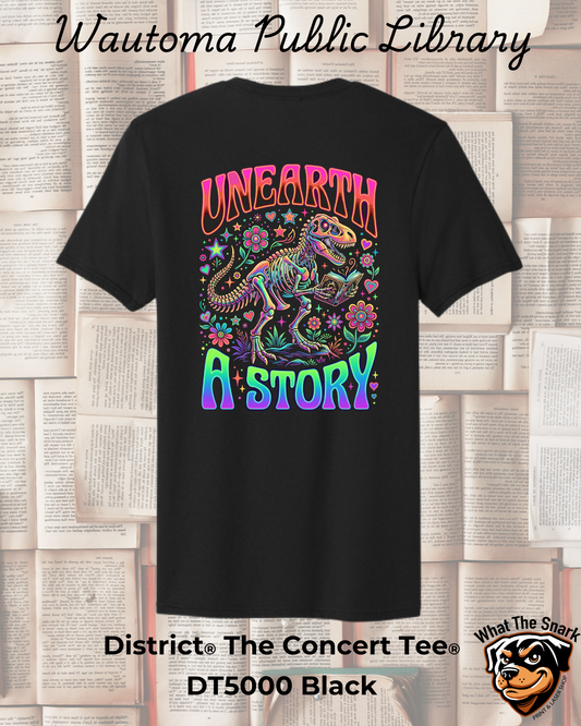 WPL Unearth a Story Adult Tee