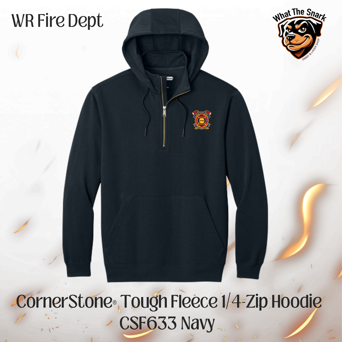 WRFD 1/4 Zip Tough Fleece Hoodie