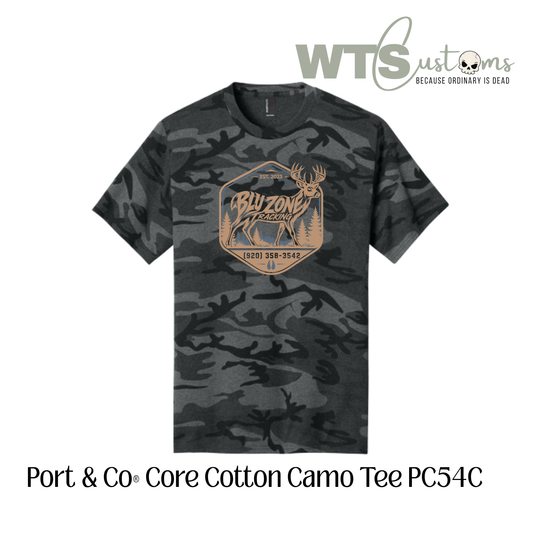 Blu Zone Camo Tee
