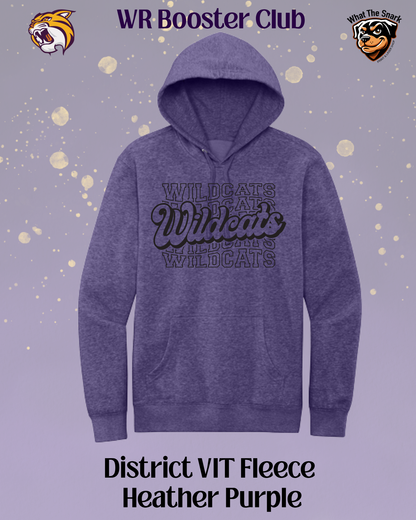 Wildcats Stacked Adult Hoodie