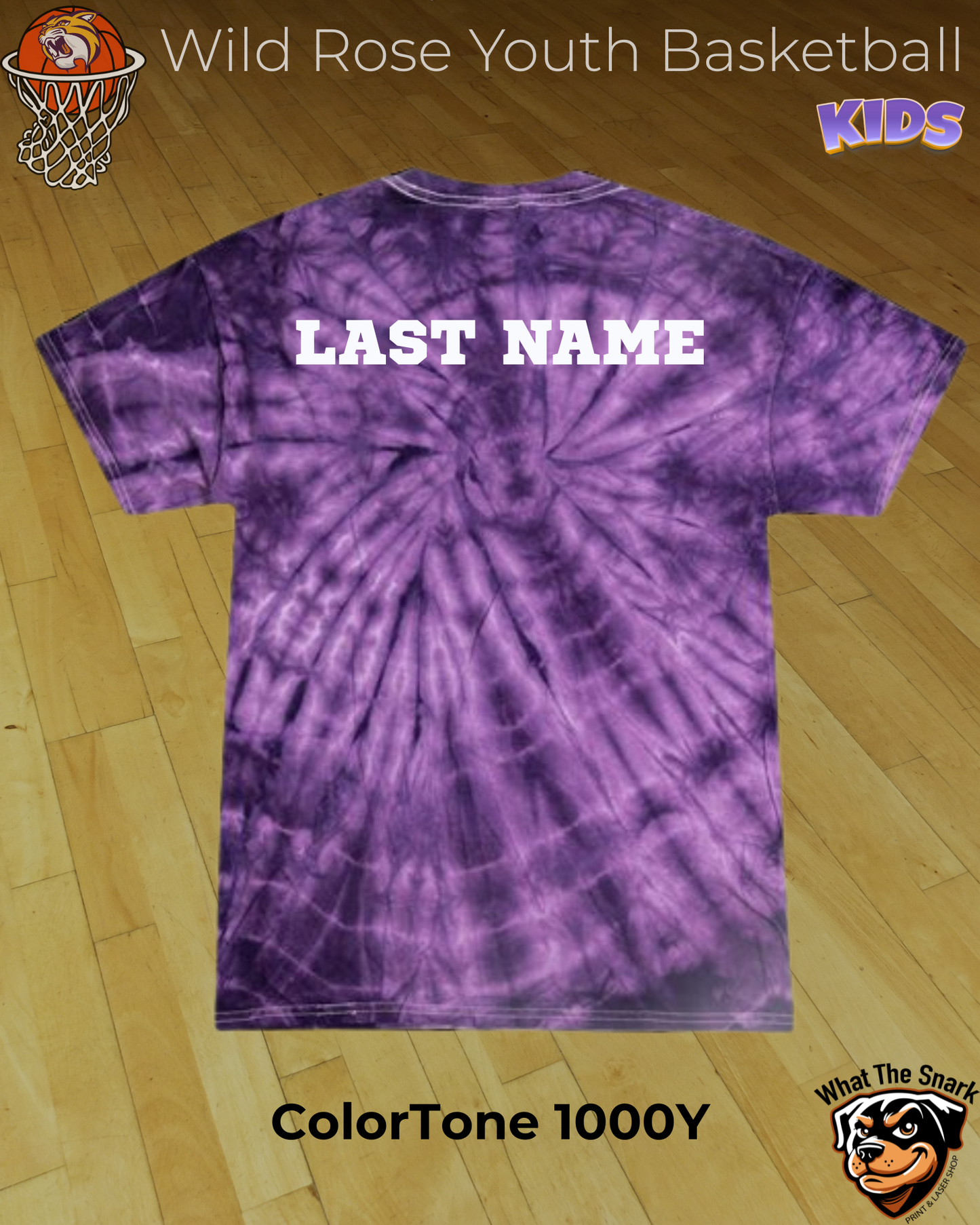 Wildcat Bubble Swish Youth Tee