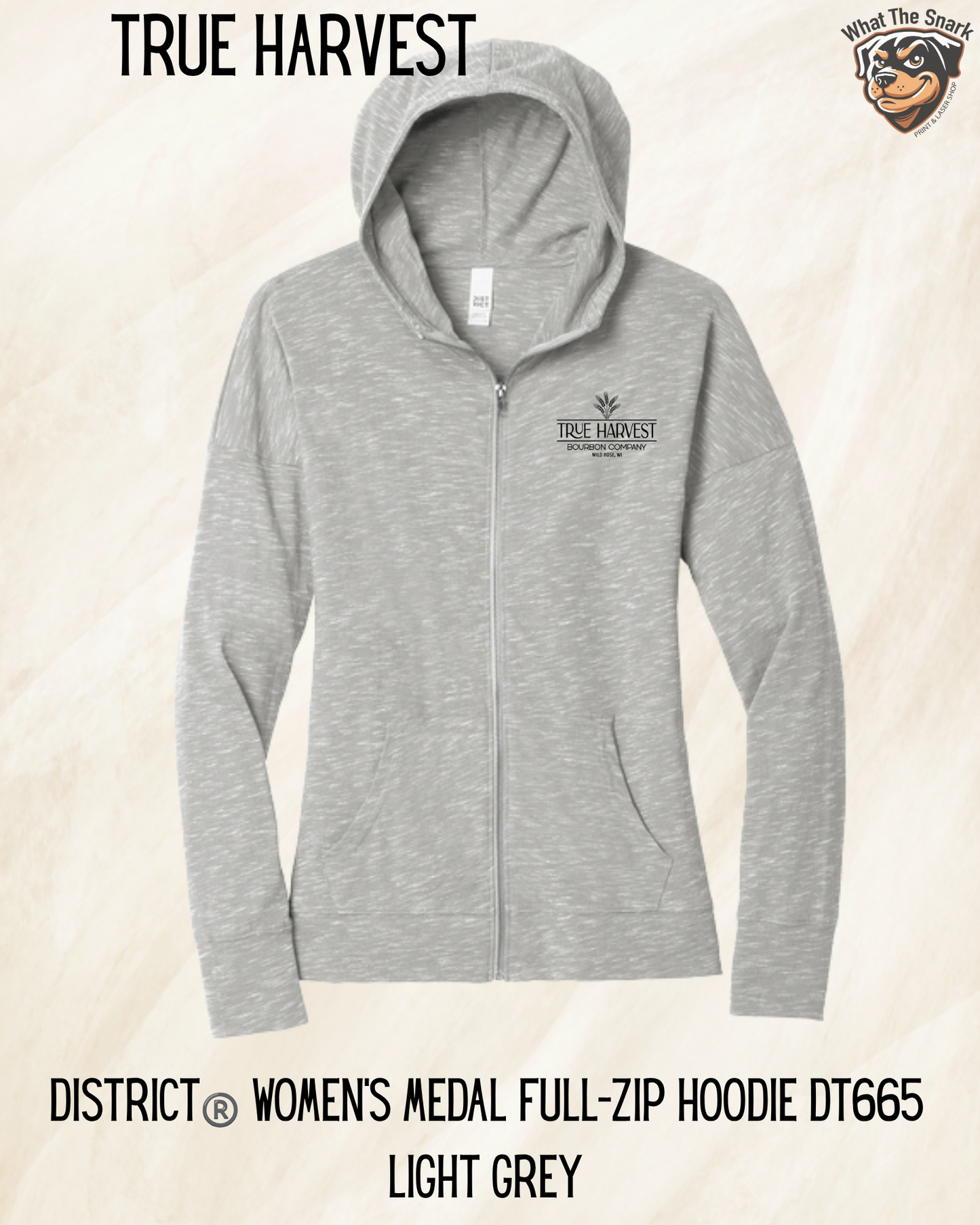 TH Lightweight Women's Zip Up Hoodie