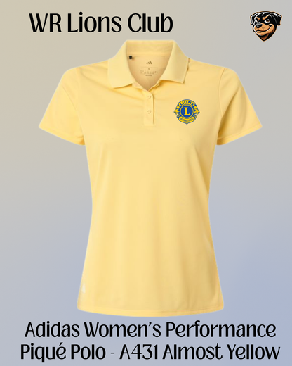 WR Lions Women's Adidas Polo