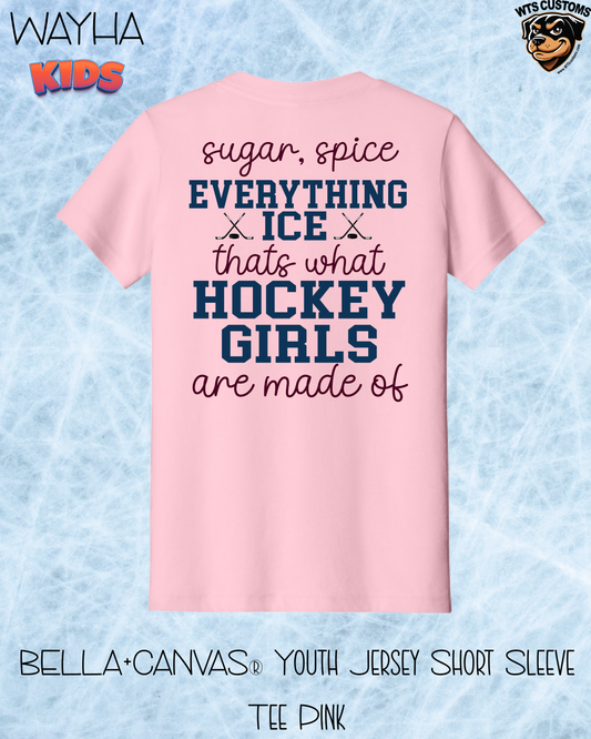 WAYHA Hockey Girls Tee