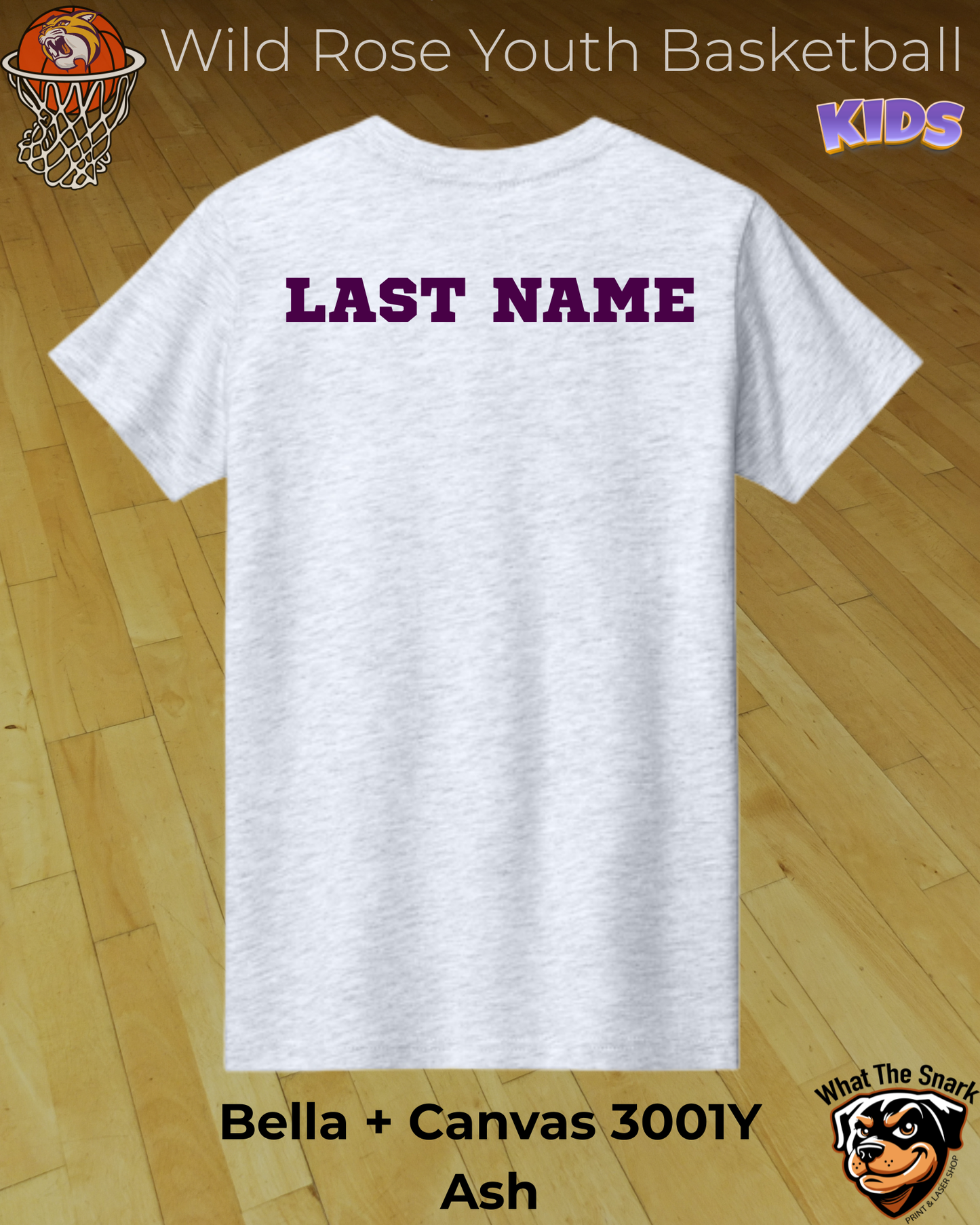 Wildcat Bubble Swish Youth Tee