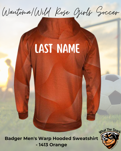 WWR Girls Soccer Crest Logo Badger Warp Hoodie