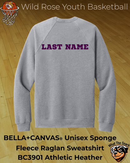 Wildcat Youth Basketball Mom Fleece Crewneck