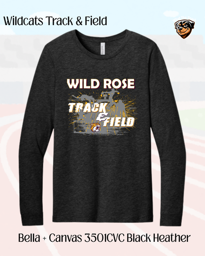 Wild Rose Track and Field Cotton Long Sleeve.