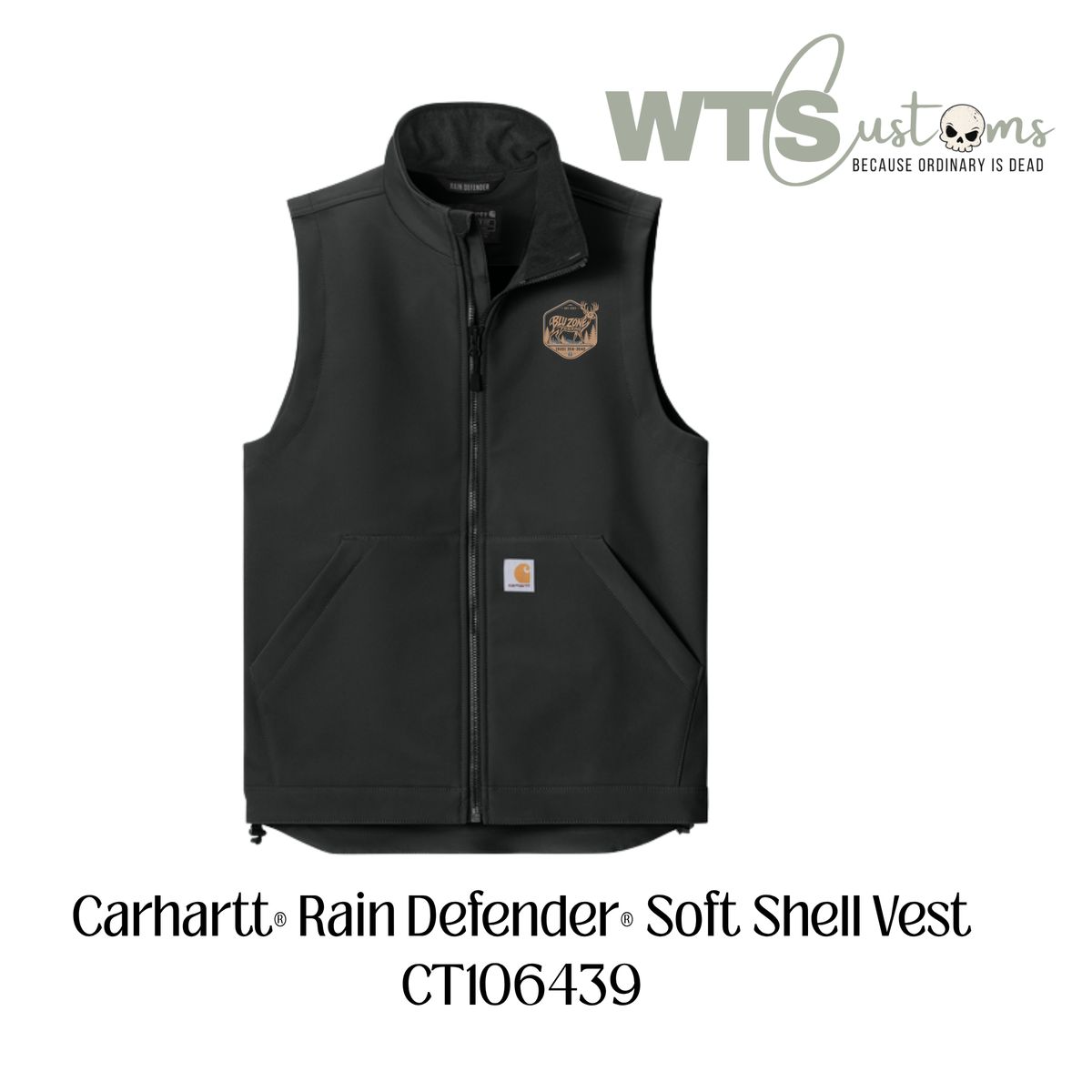 Blu Zone Carhartt Soft Shell Vest
