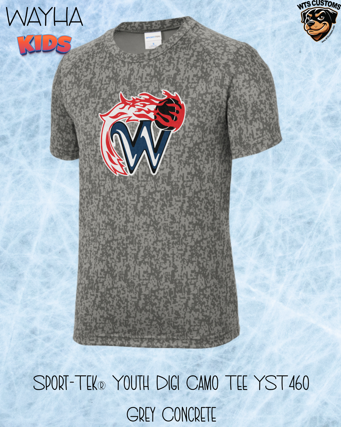 WAYHA Camo Kids Tee