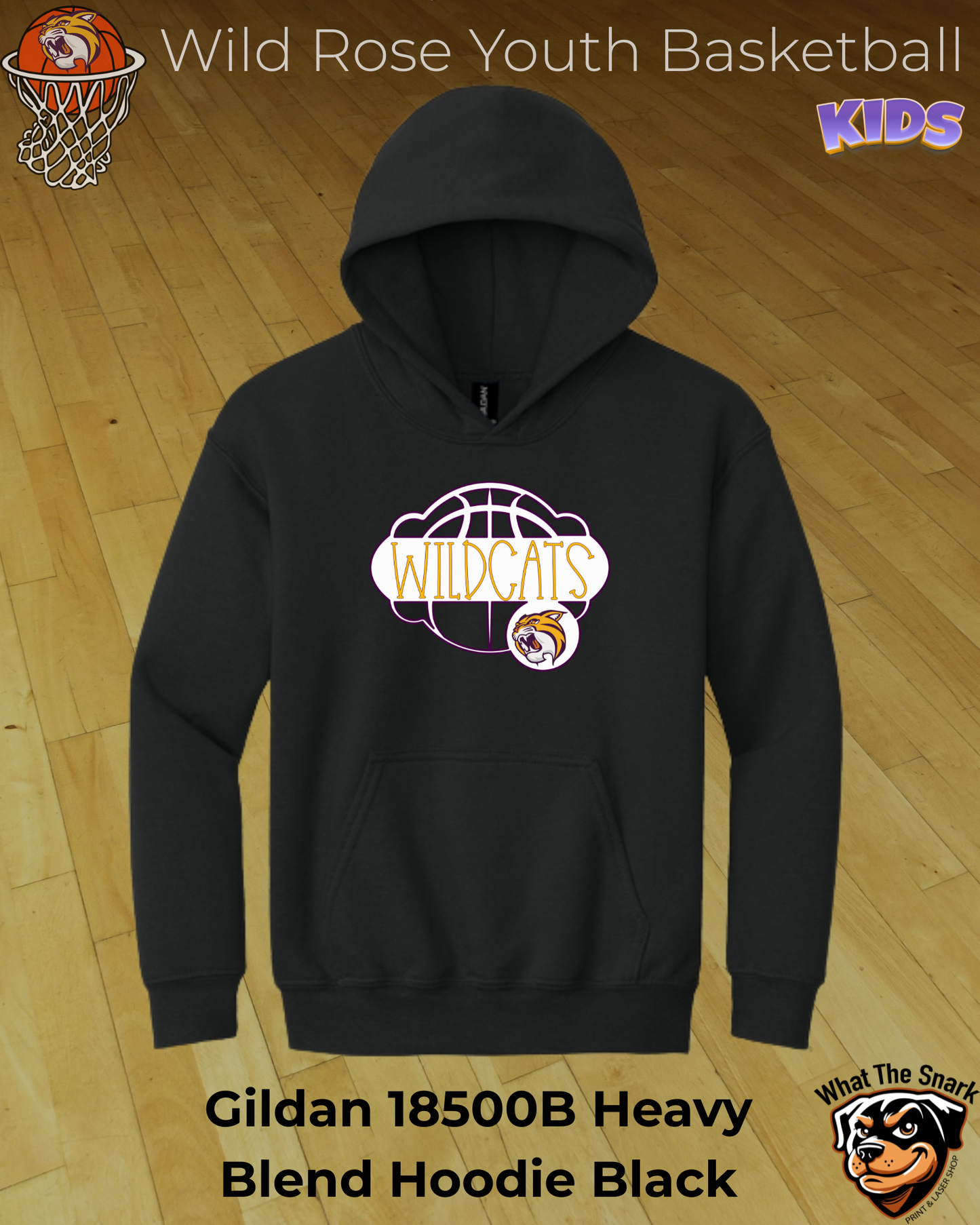 Wildcat Bubble Swish Youth Hoodie