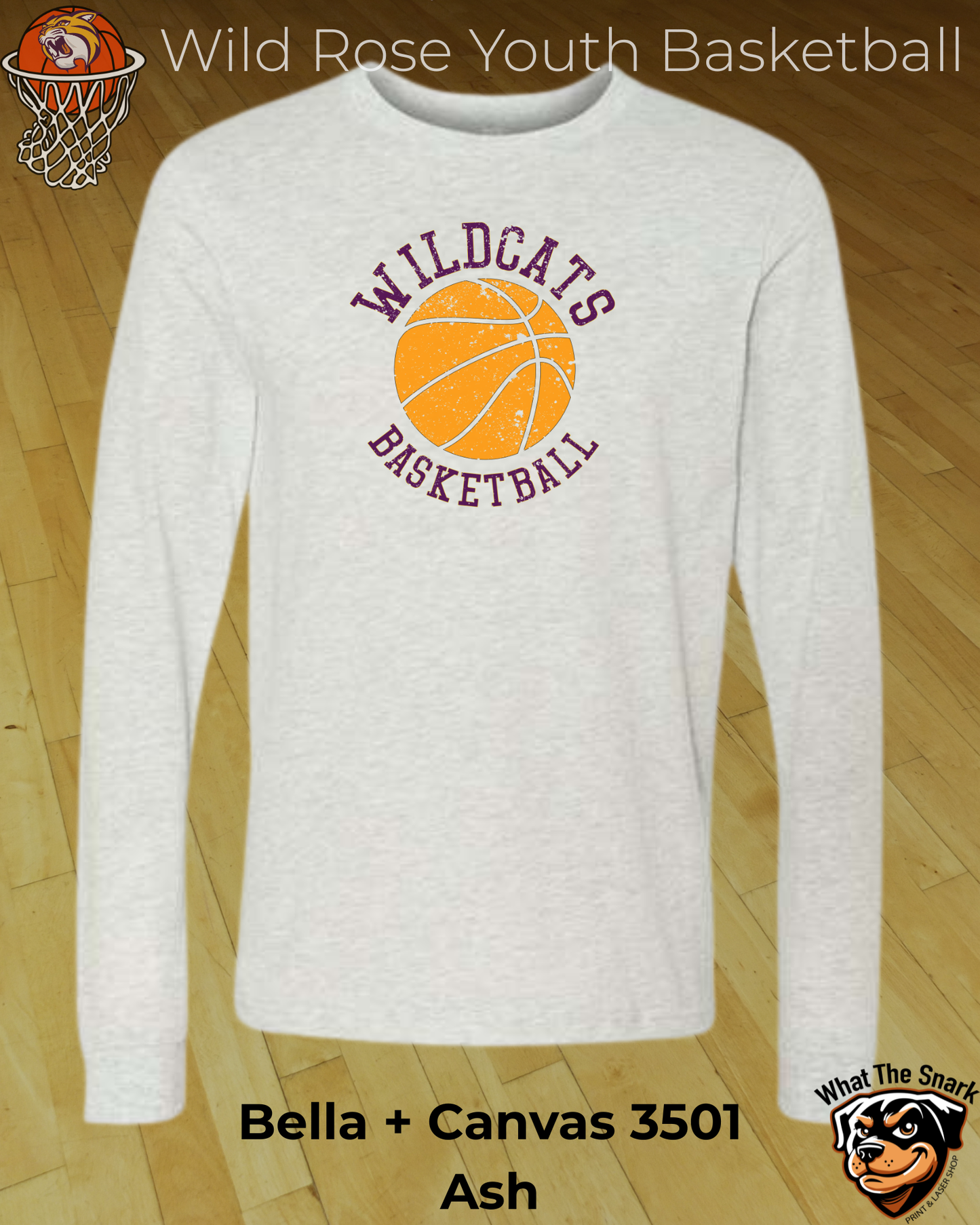 Wildcat Vintage Basketball Long Sleeve