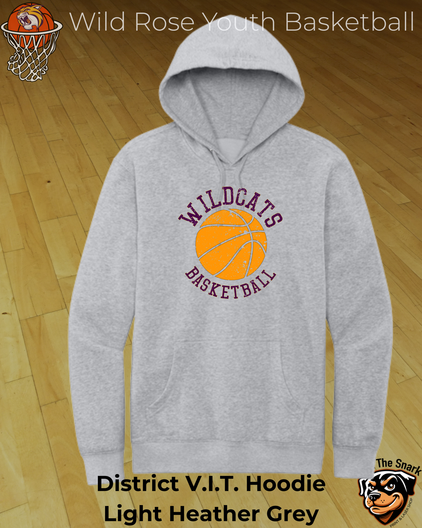 Wildcat Vintage Basketball Hoodie