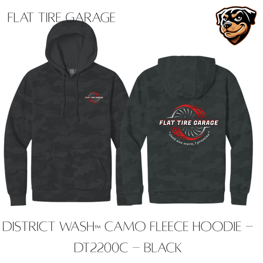 Flat Tire Camo Hoodie