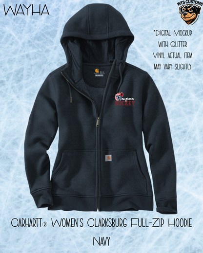 WAYHA Glitter Carhartt Women's Zip Up