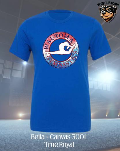 Wautoma Gymnastics Tie Dye Logo Tee