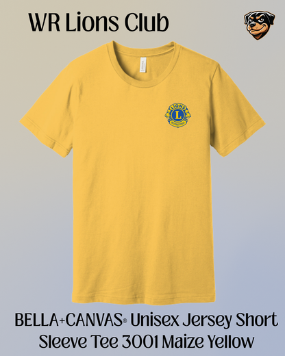 WR Lions Unisex Bella Canvas Tee