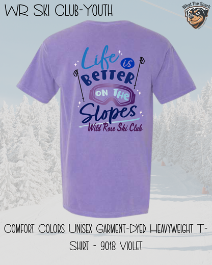 WR Ski Club Life is Better on the Slopes Youth Tee