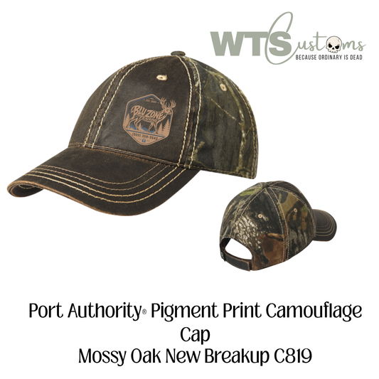 Blu Zone Camo Cap