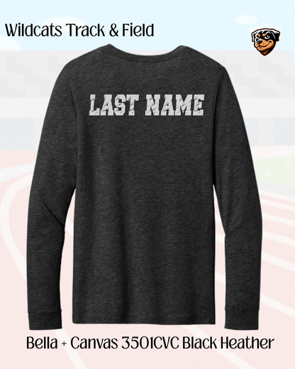Wild Rose Track and Field Cotton Long Sleeve.