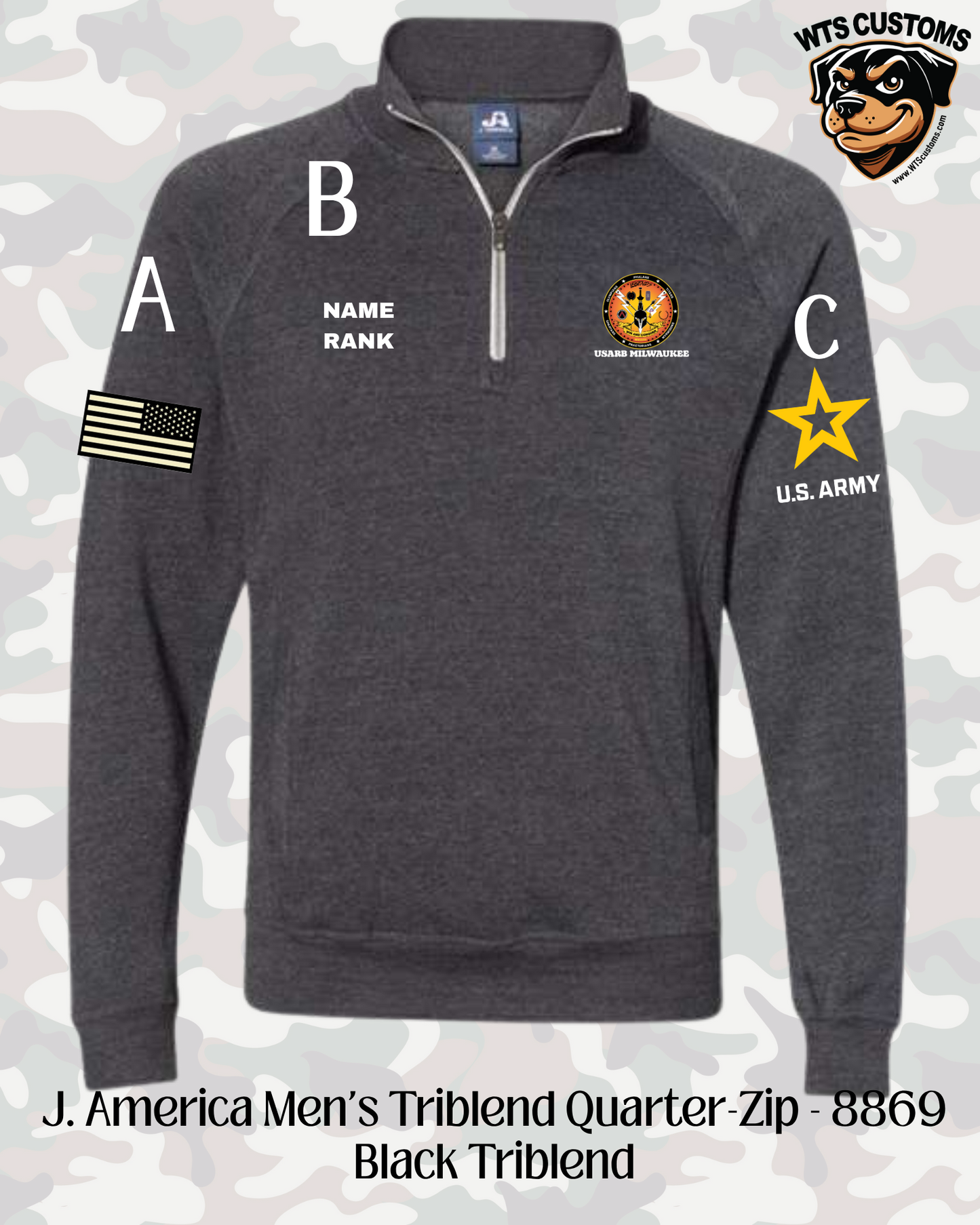 USARB J.America 1/4 Zip