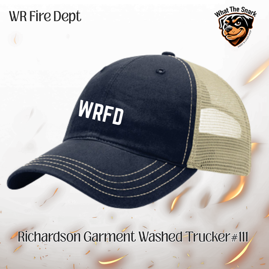 WRFD Richardson Garment Washed Trucker Hat