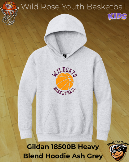 Wildcat Vintage Basketball Youth Hoodie