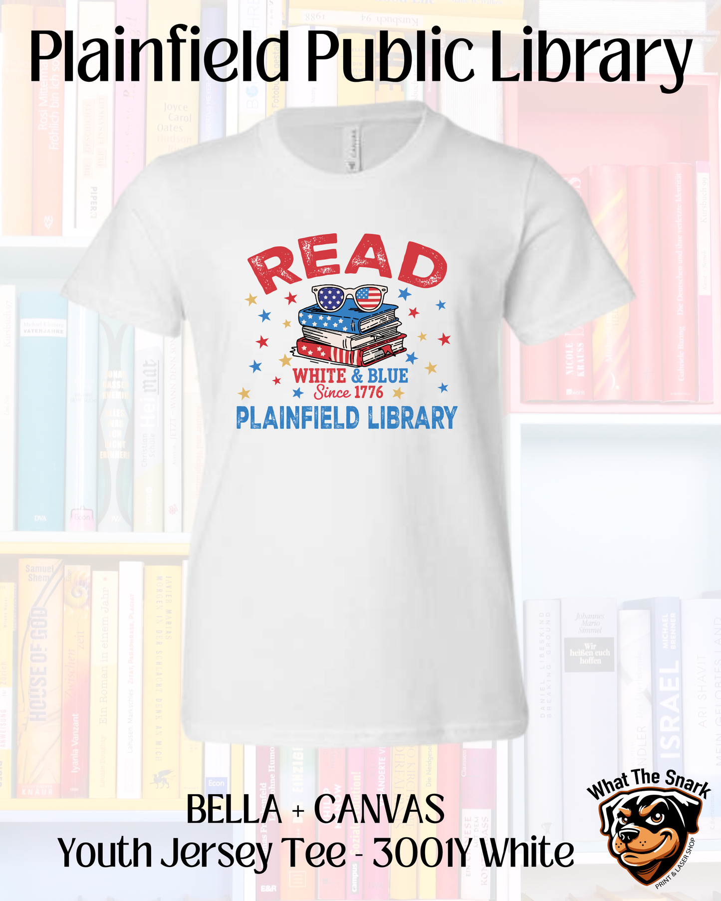 PPL Kids READ, White, & Blue Tee