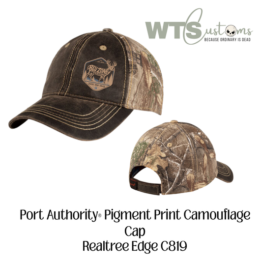 Blu Zone Camo Cap