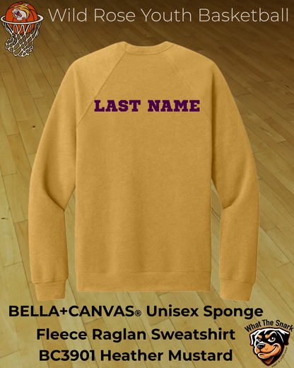 Wildcat Youth Basketball Mom Fleece Crewneck
