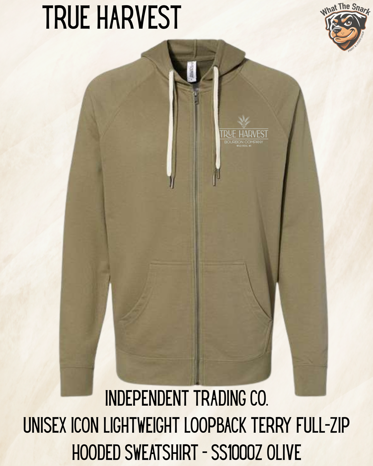 TH Light Terry Full Zip Hoodie