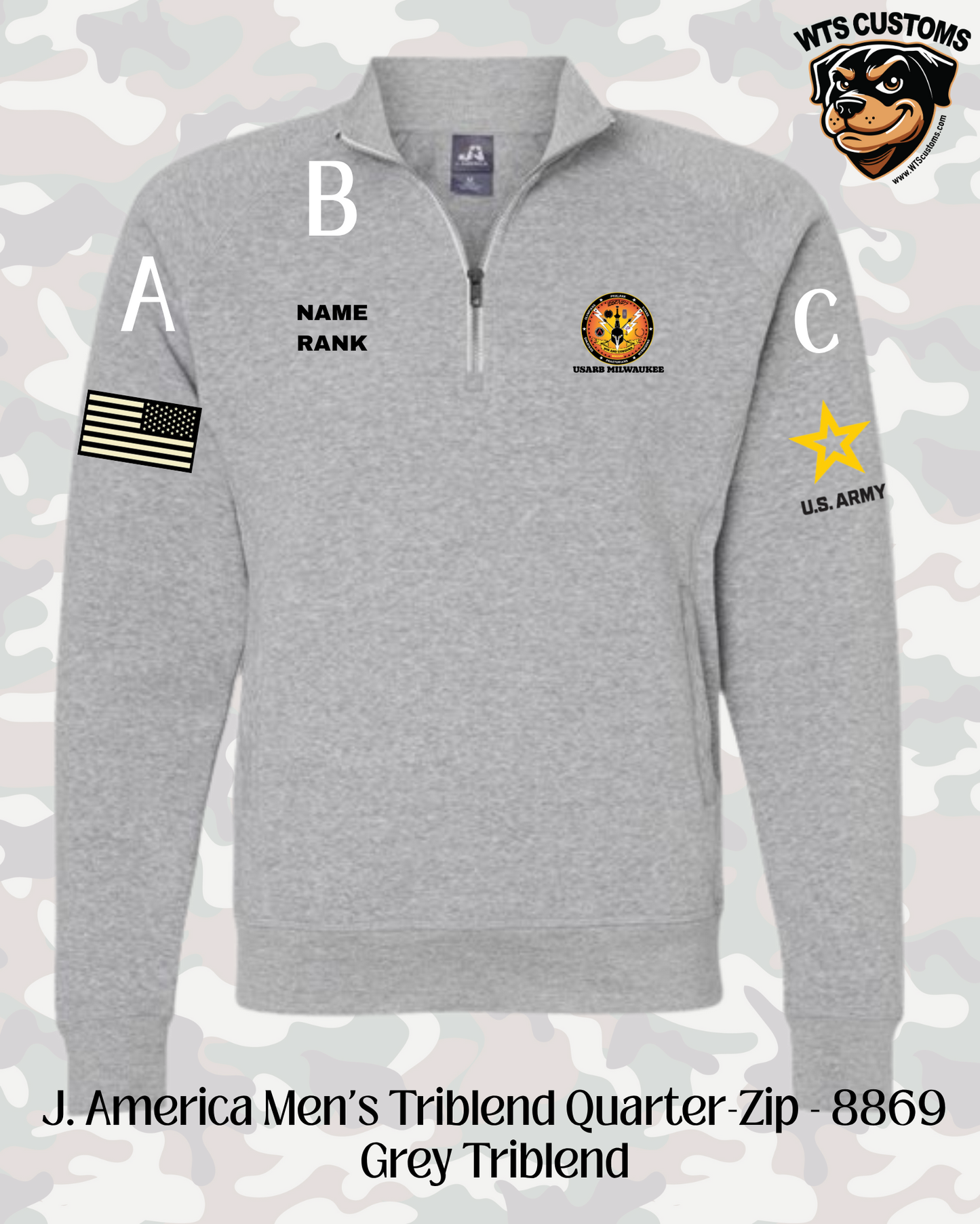 USARB J.America 1/4 Zip