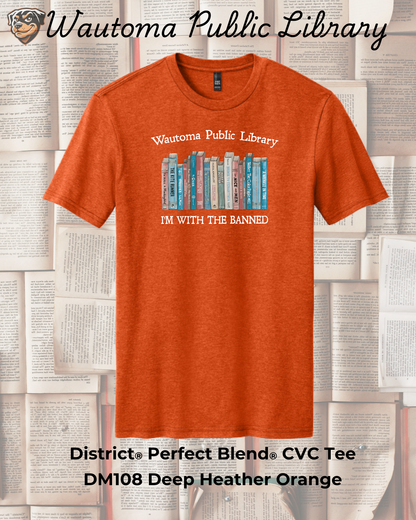 Wautoma Library "I'm with the Banned" Tee