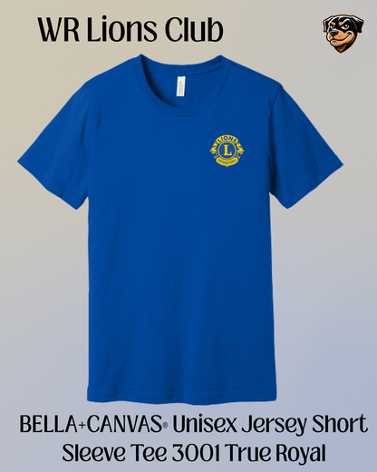 WR Lions Unisex Bella Canvas Tee