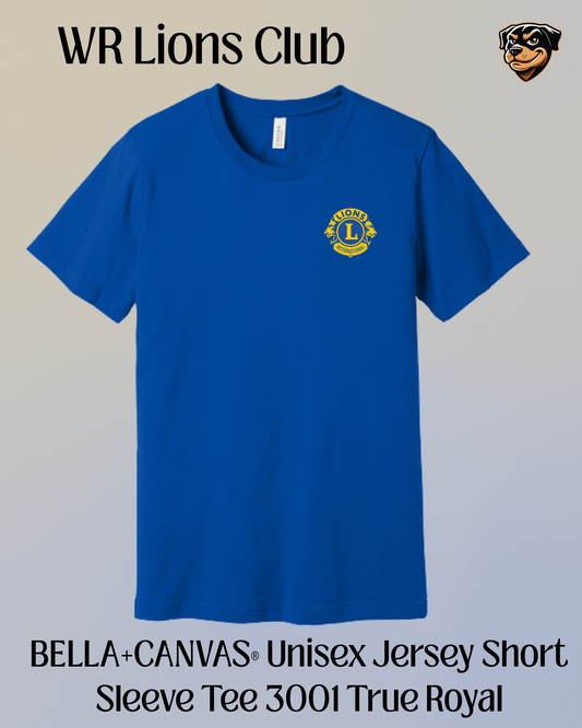 WR Lions Unisex Bella Canvas Tee