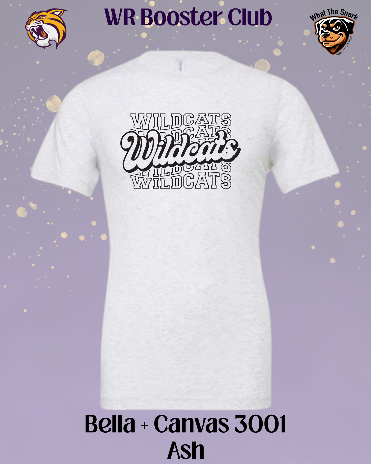 Wildcats Classic Stacked Graphic Tee