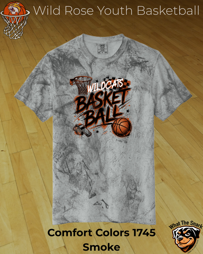 Wildcats Basketball Grunge Tee