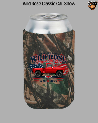 WR Classic Car Show Patriotic Pickup Koozie