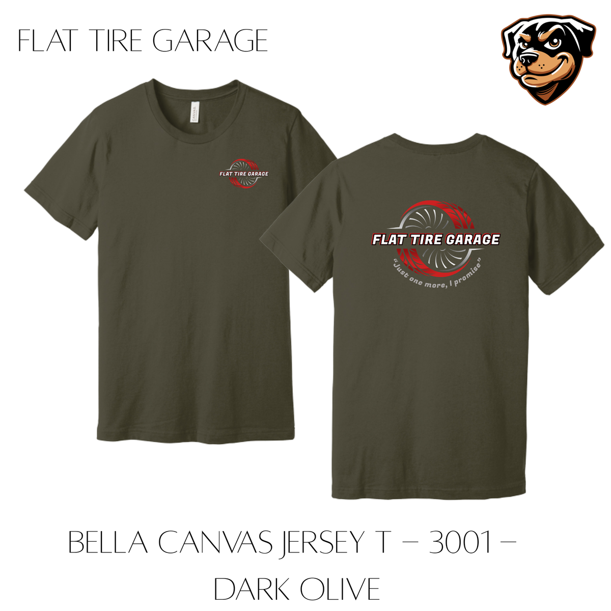 Flat Tire Garage Cotton Tee