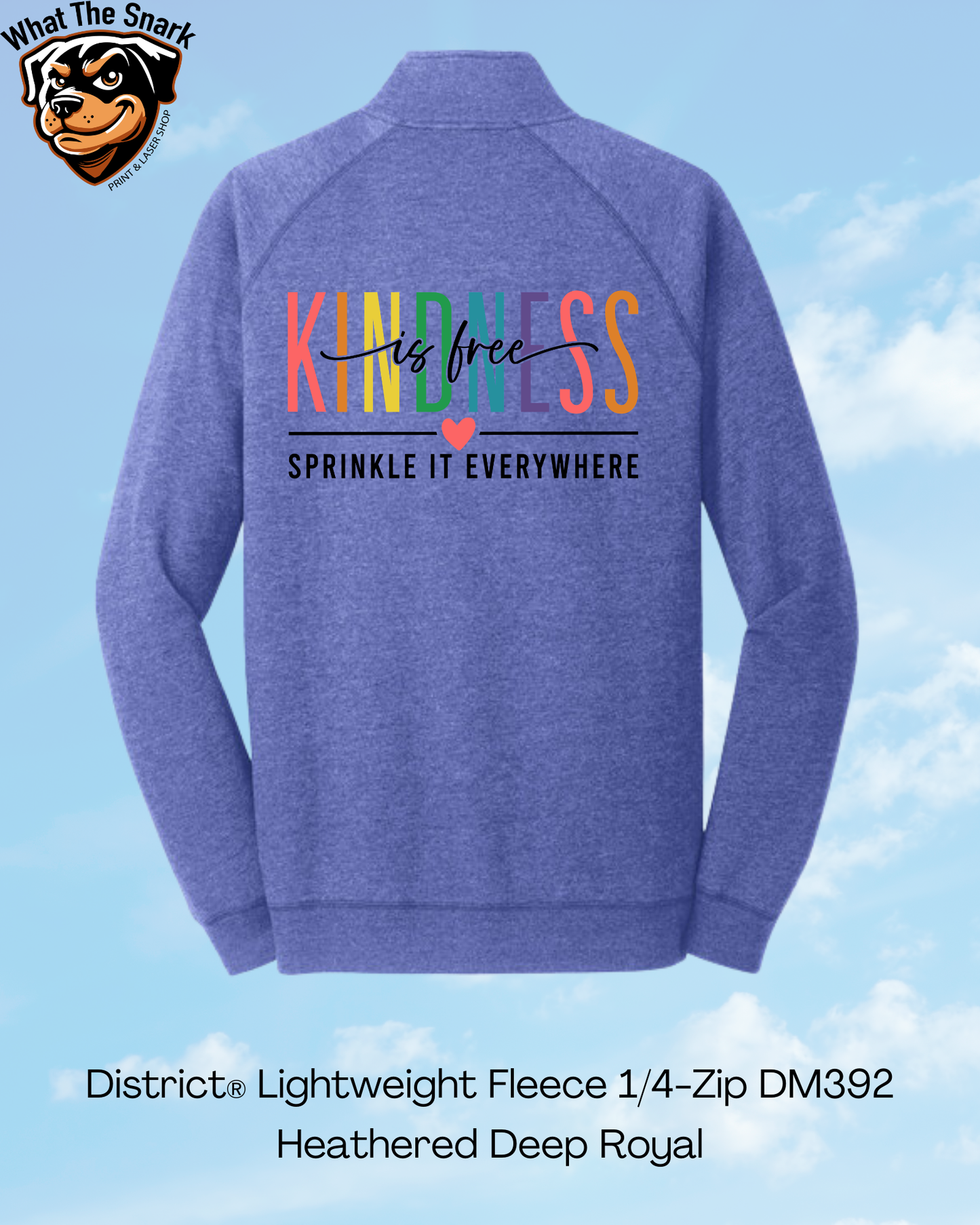 Kindness is Free Mountain 1/4 Zip