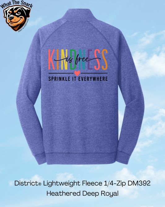 Kindness is Free Mountain 1/4 Zip