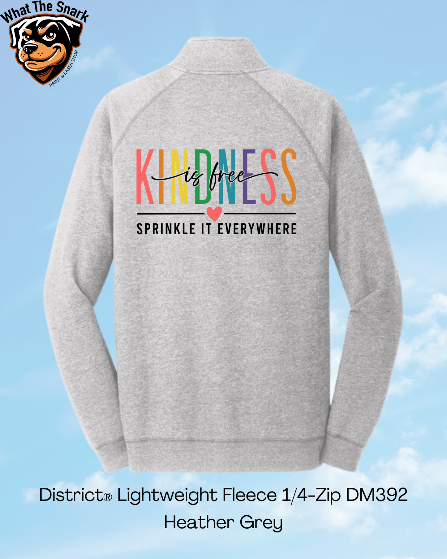 Kindness is Free Mountain 1/4 Zip