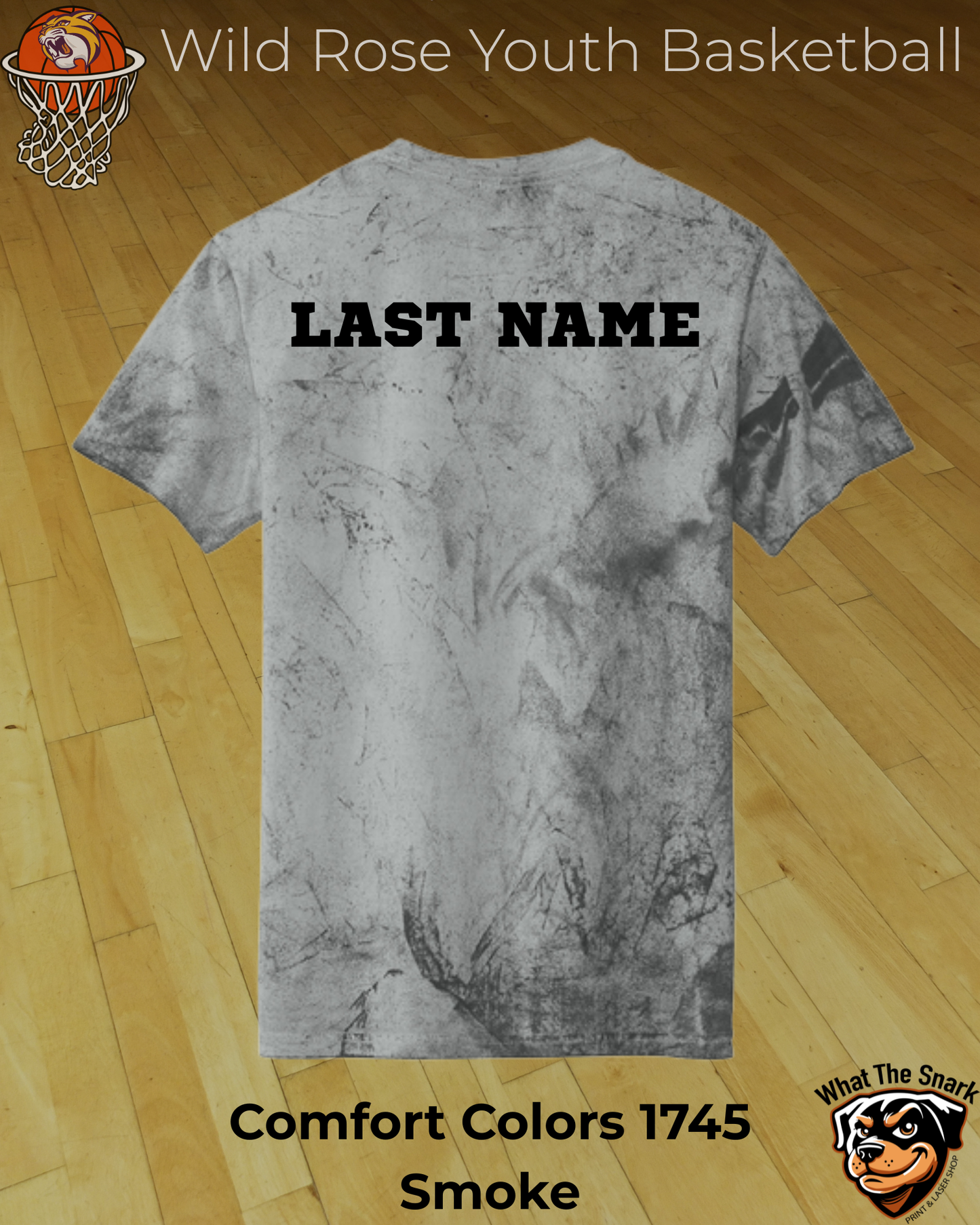 Wildcats Basketball Grunge Tee