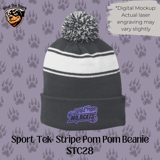 Wild Rose Wildcats Pom Pom Beanie
